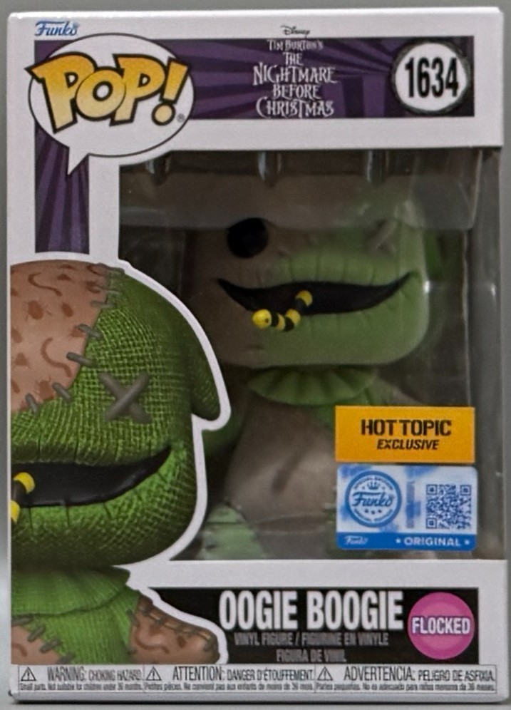 Funko Pop! Oogie Boogie (Flocked Hot Topic Exclusive) #1634