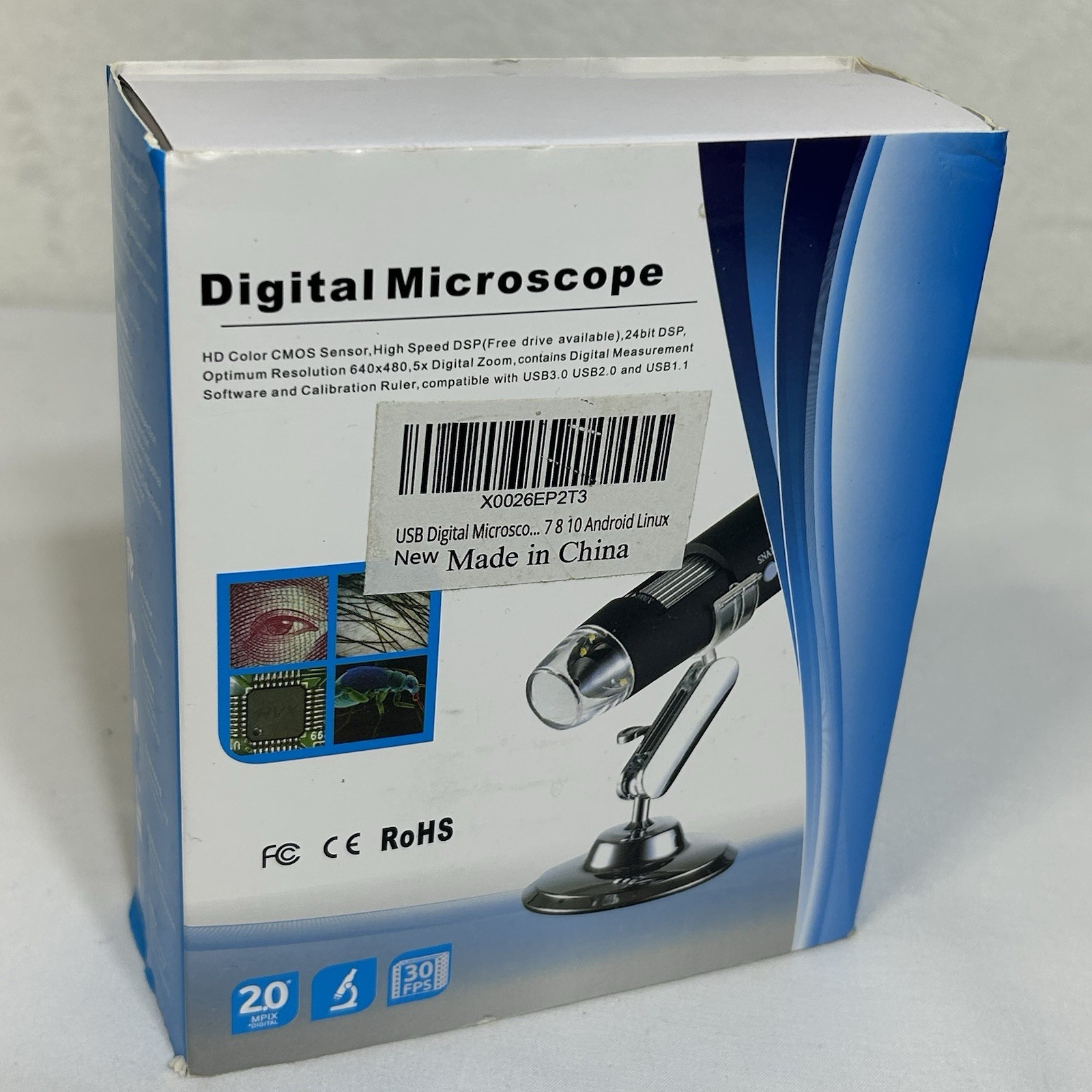 USB Digital Wireless Microscope X0026EP2T3 7 8 10 Android Linux