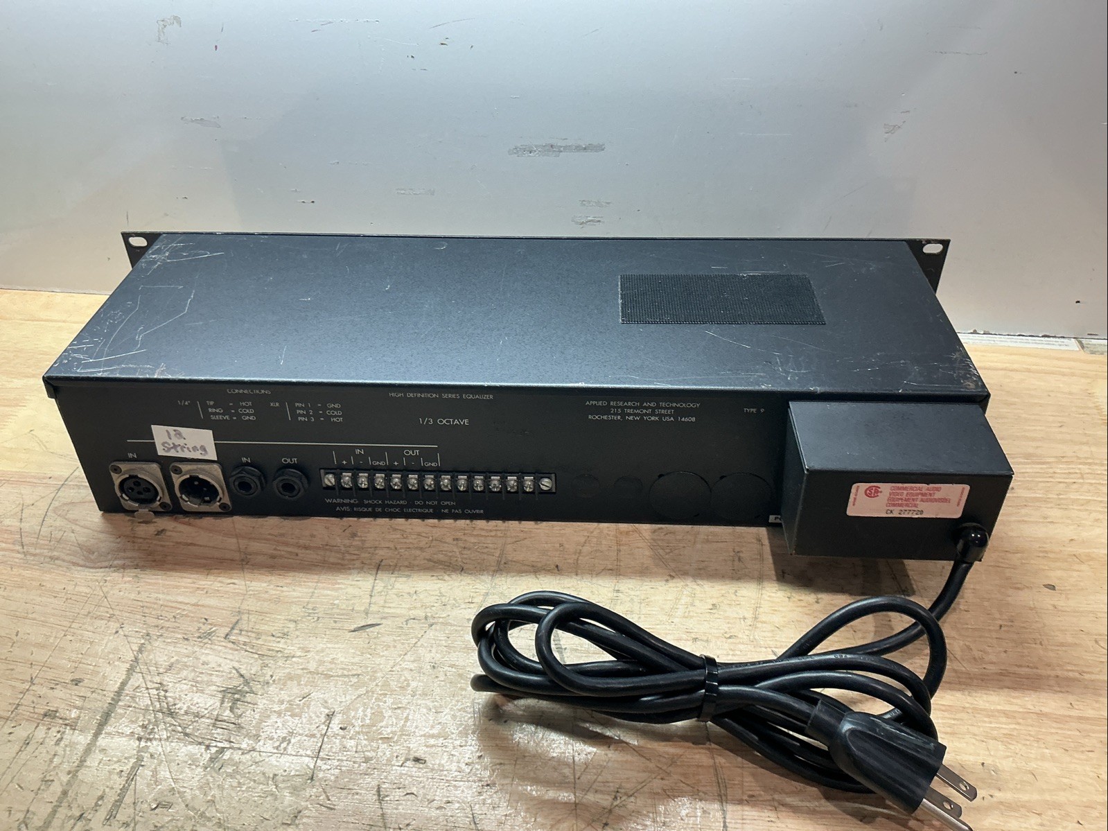 ART HD-31 High Definition EQ 1/3 Octave Professional Graphic Equalizer