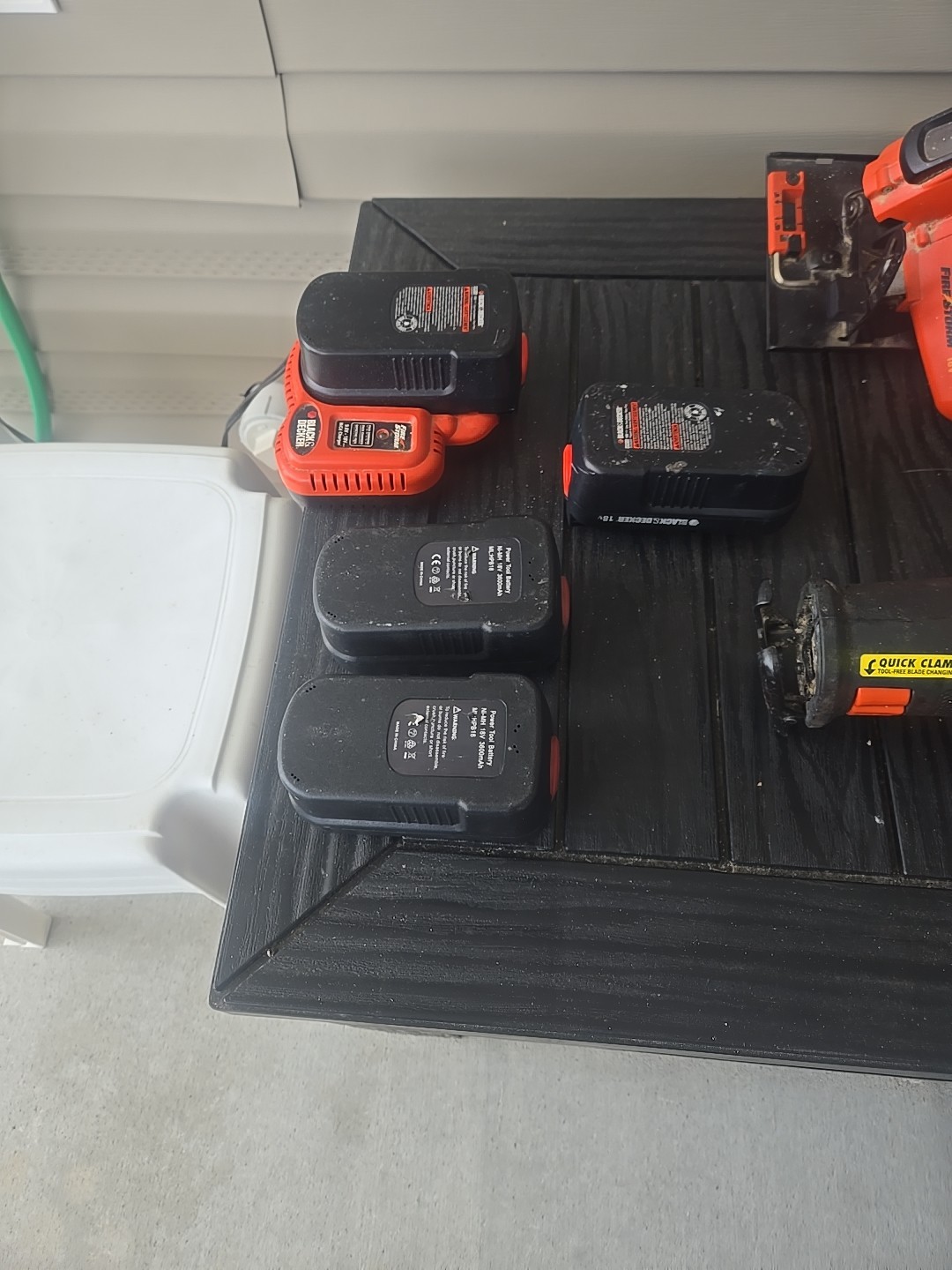 Black & Decker FireStorm 18V Cordless Tool Set: See Description Complete List