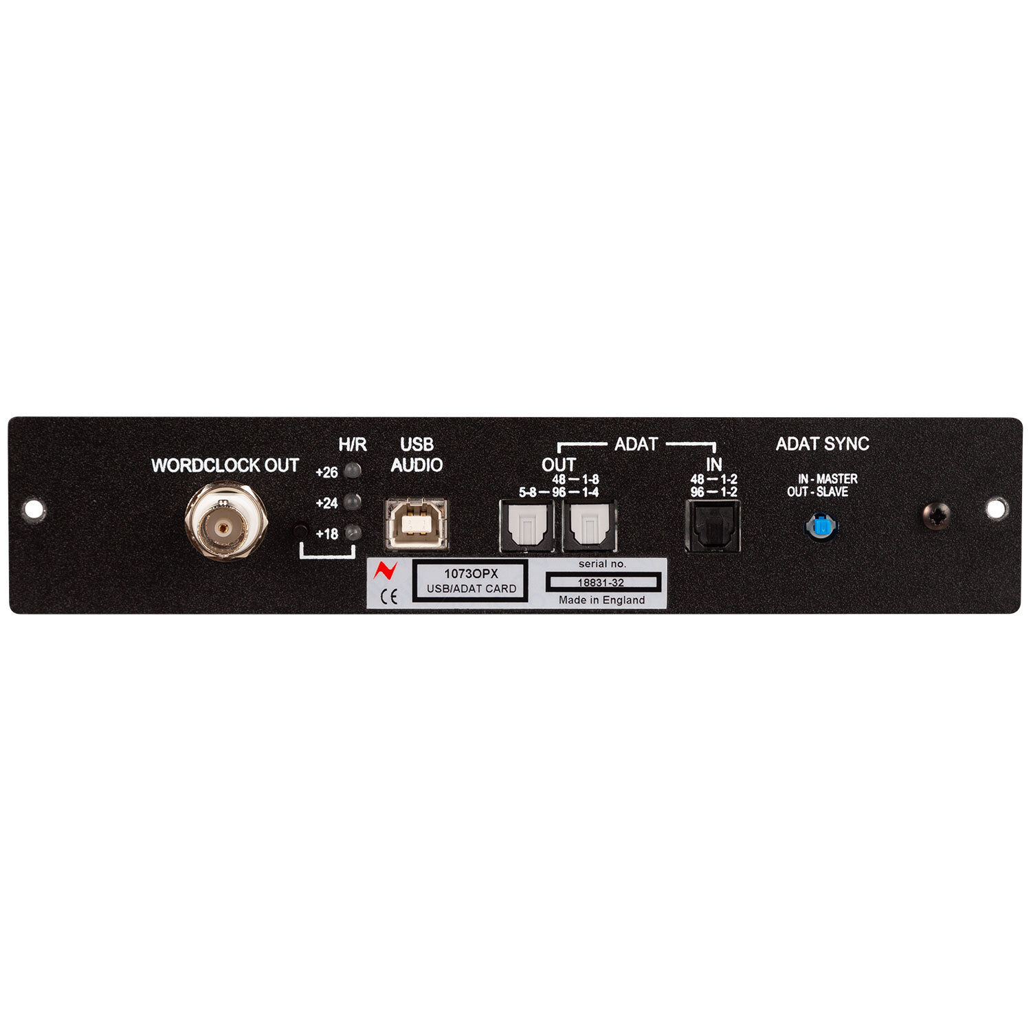 Neve 1073OPX USB/ADAT Digital Option Card
