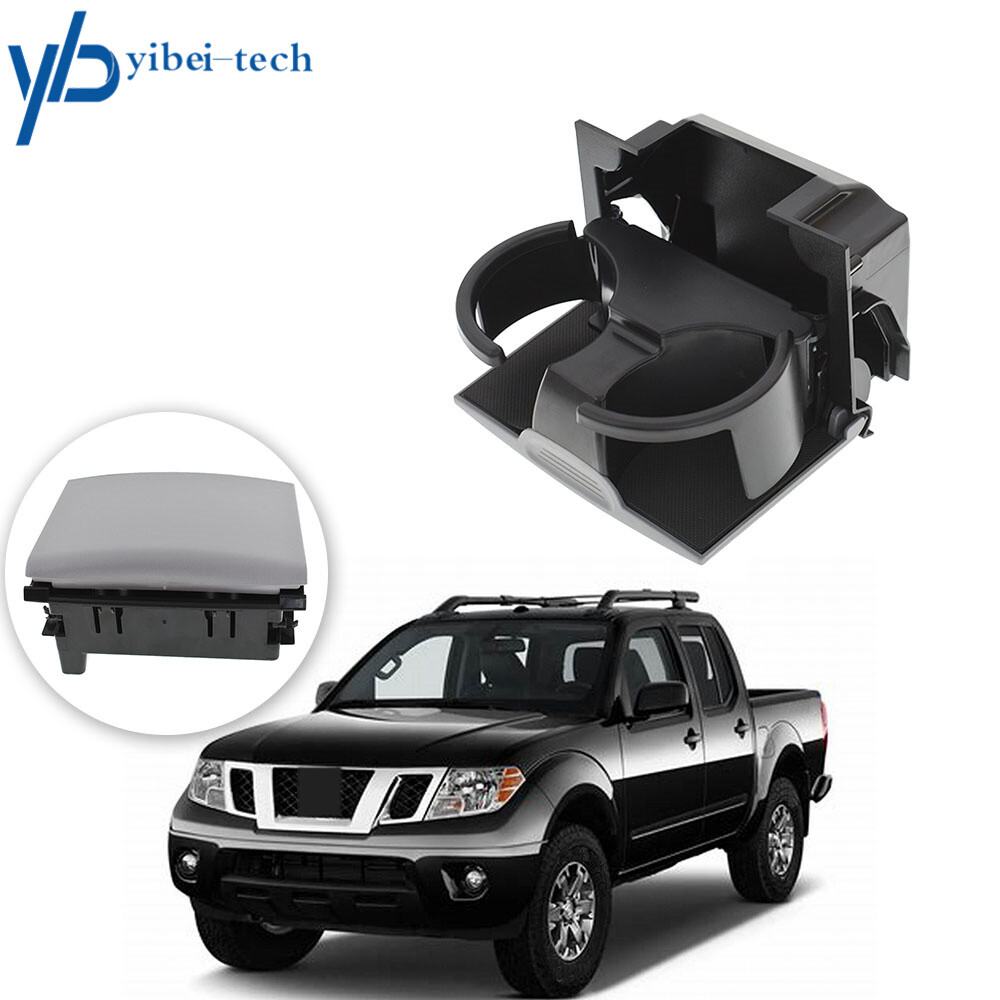 96965-ZS00A Gray Rear Center Console Cup Holder For Nissan Frontier Xterra