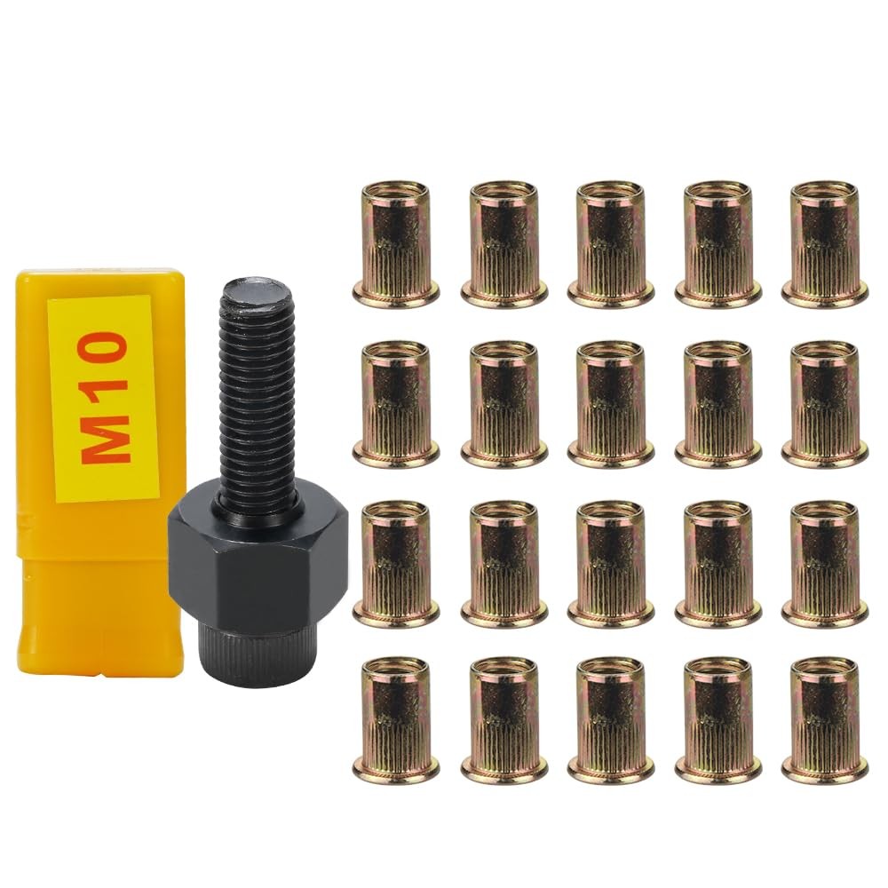 HIFESON 20pcs M10 Rivet Nuts and Tool