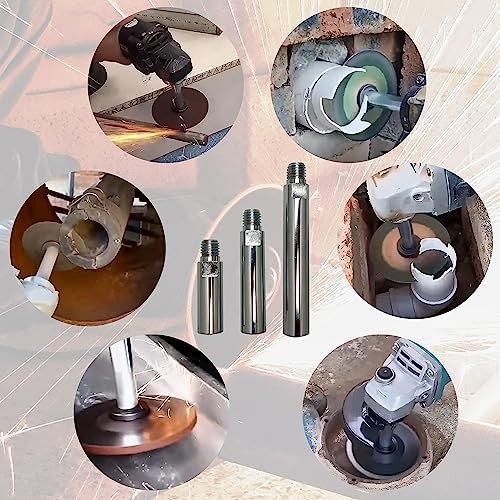 5/8"-11 Angle Grinder Extension Shaft Connecting Rod with Grinder Adjustable Spa