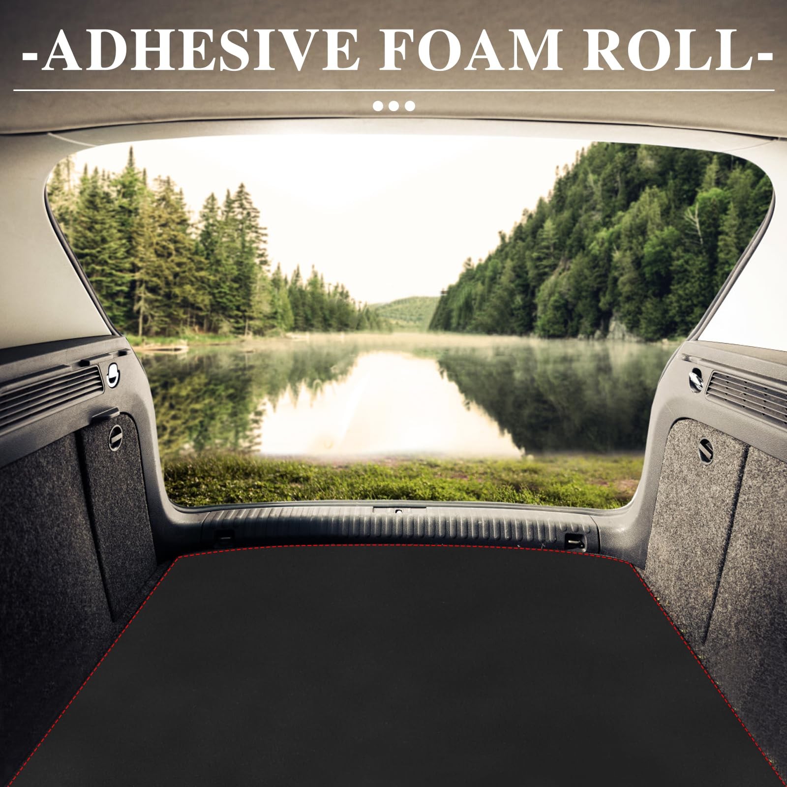 Neoprene Foam Roll for Insulation, Soundproofing, and Padding - 12"x59"x1/4"