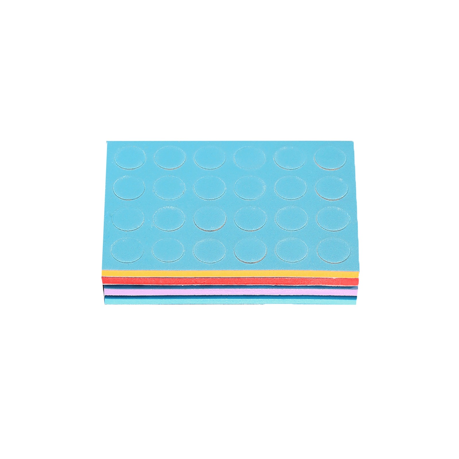 1Set 10mm Self-Adhesive Double Side Round Sponge Sandpaper Model Polishing Tool/