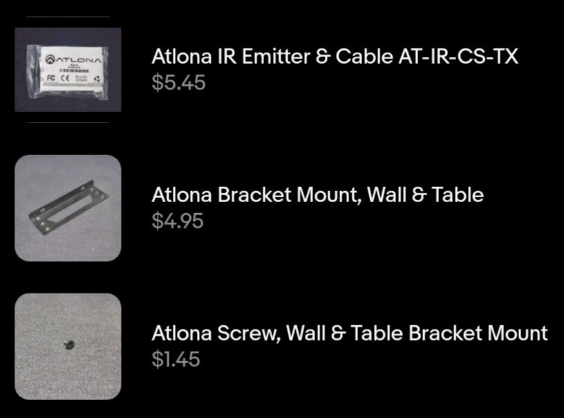 Atlona AT-UHD-EX-70C-KIT Parts ***OPEN BOX*** 4K/UHD HDMI AT-UHD-EX-70C-RX
