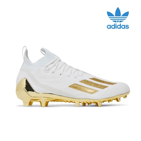 ADIDAS  Adizero Cleats Primeknit White Gold 100% authentic GX5100 FOOTBALL