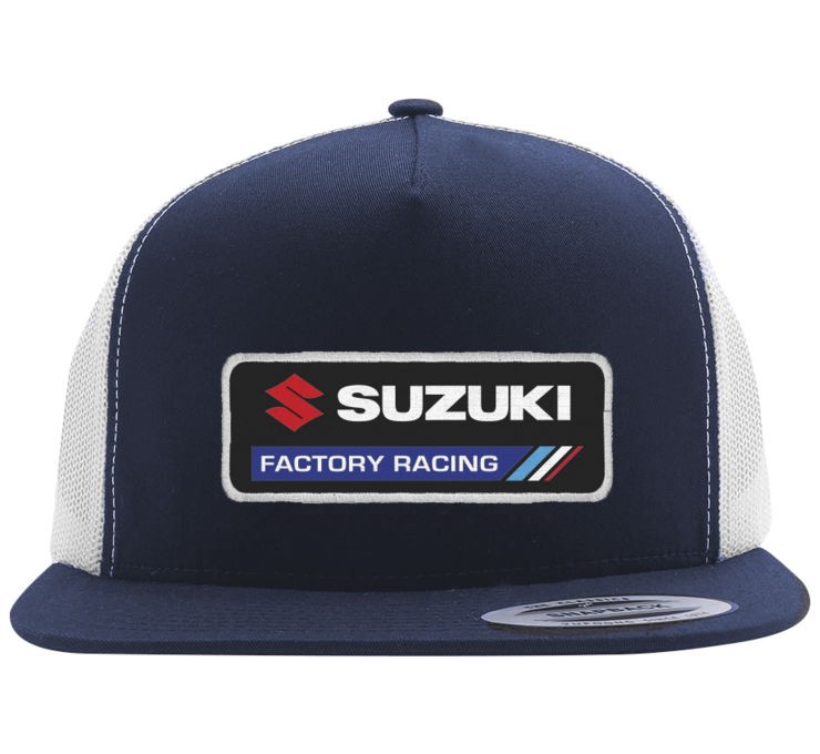 Factory Effex Men's Suzuki Factory Hat Navy/White