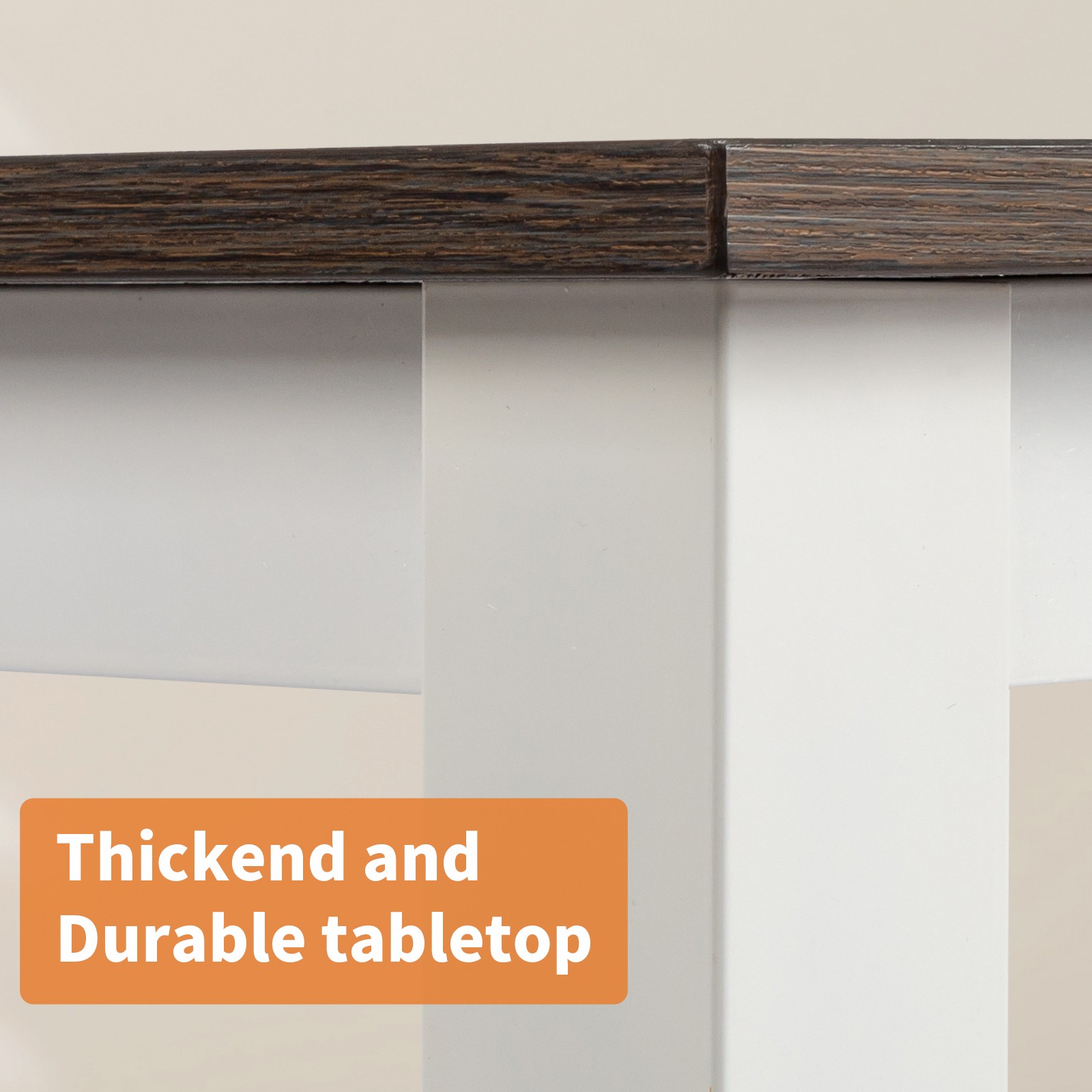 110cm Decent High Strength Wooden Computer Desk Gray