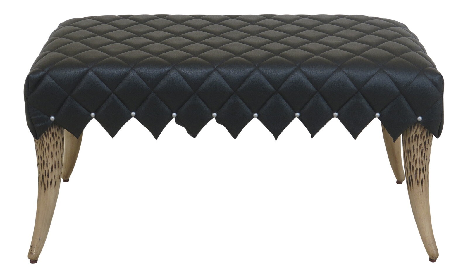 LF47952EC: Modern Design Bench w. Faux Tusk Legs