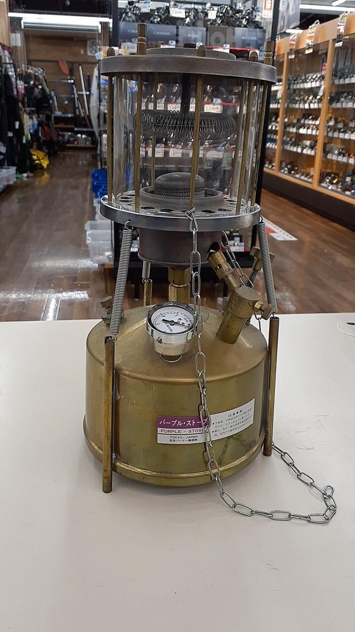 COLEMAN Takei Burner Model Number: 501A Purple Used F/S