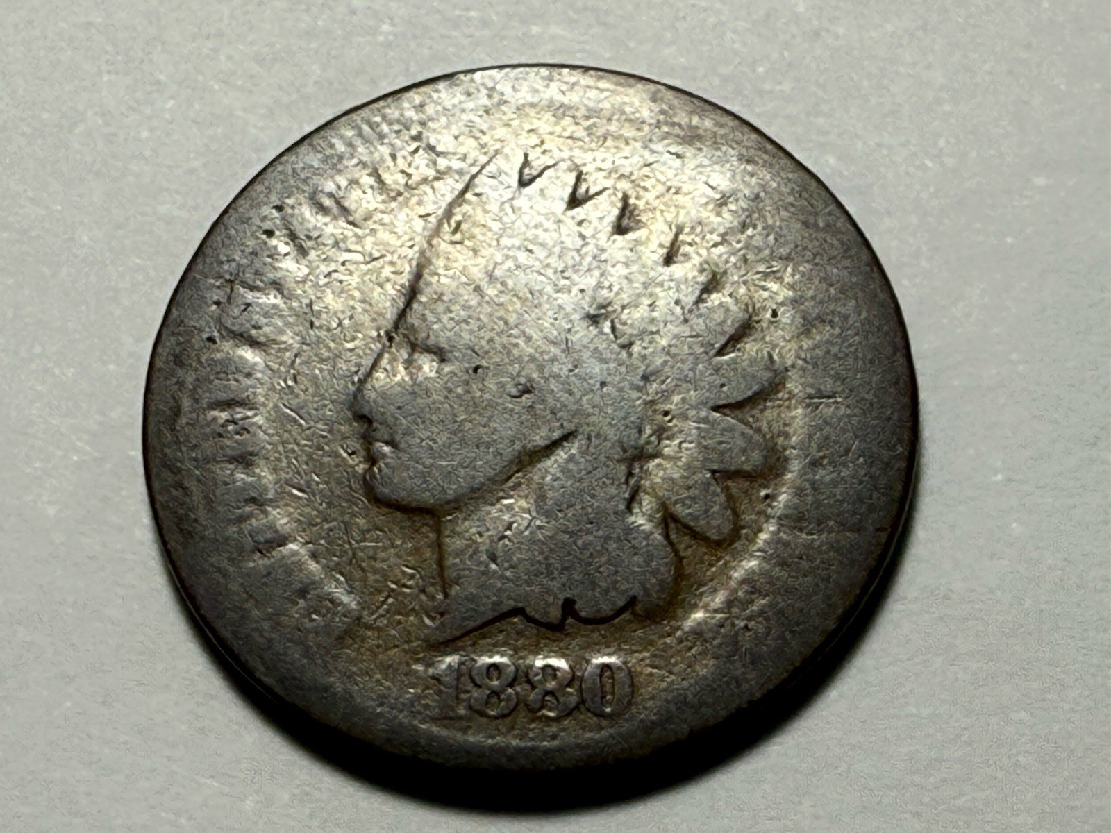 1880 INDIAN HEAD PENNY U.S. COIN - SHIPS FREE W/ USPS TRACK & INSUR