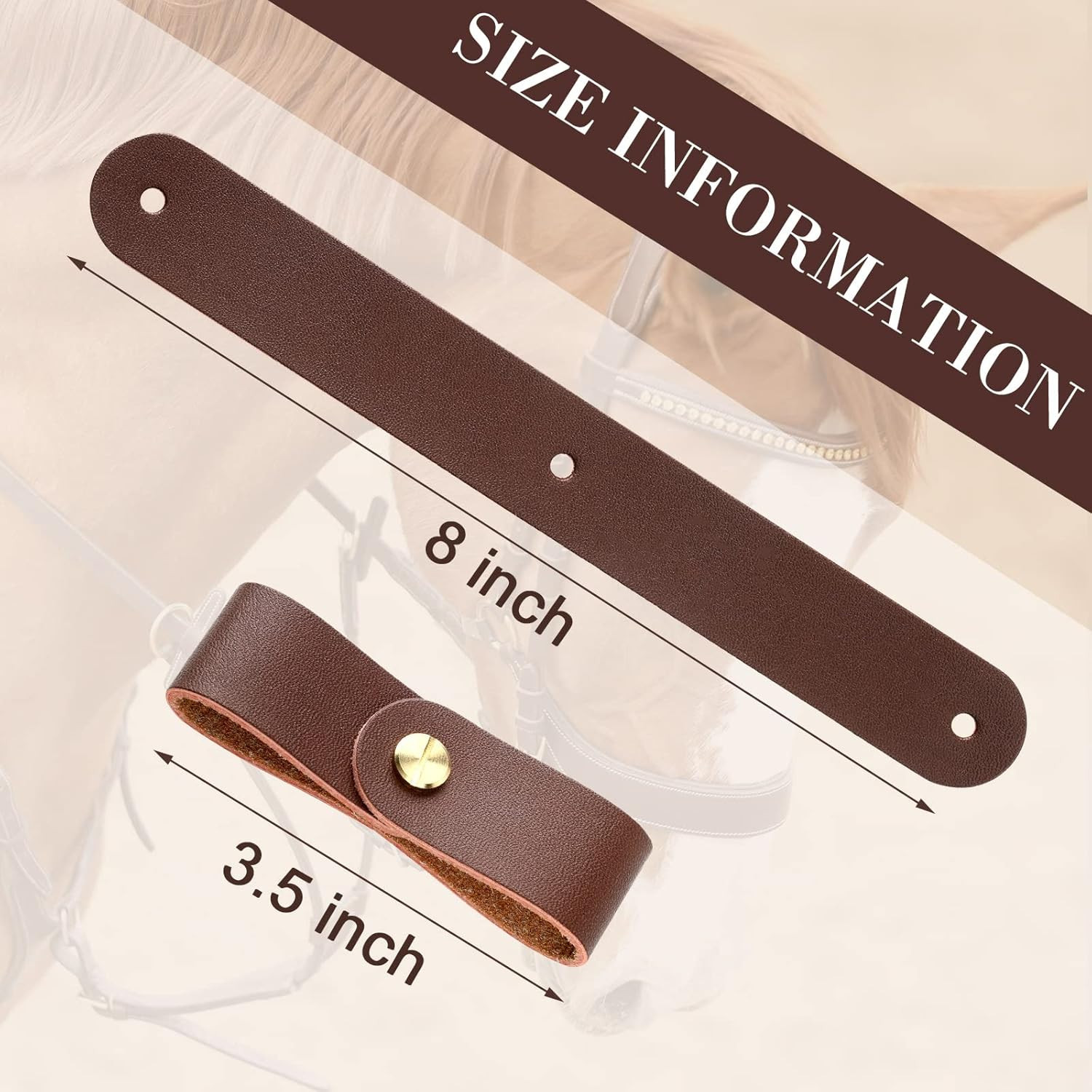 6 Pcs Halter Breakaway Replacement Strap Breakaway Halter Replacement Straps Hor