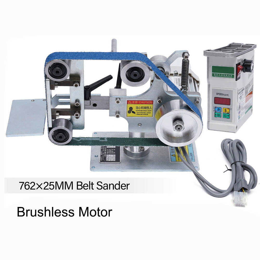 110V 550W 1x30"Belt Sander + Motor Polishing Sharpener Fixed Angle Grinder Tool