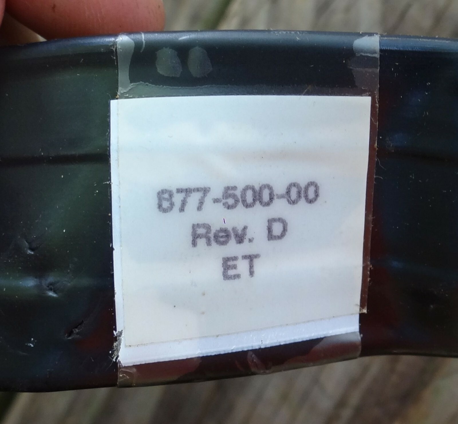 Model 877-500-00 Rev. D ET Bin Number Controller