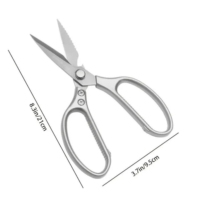 1 Heavy Duty Kitchen Scissors Stainless Steel Shears Multi Purpose Ultra Sharp