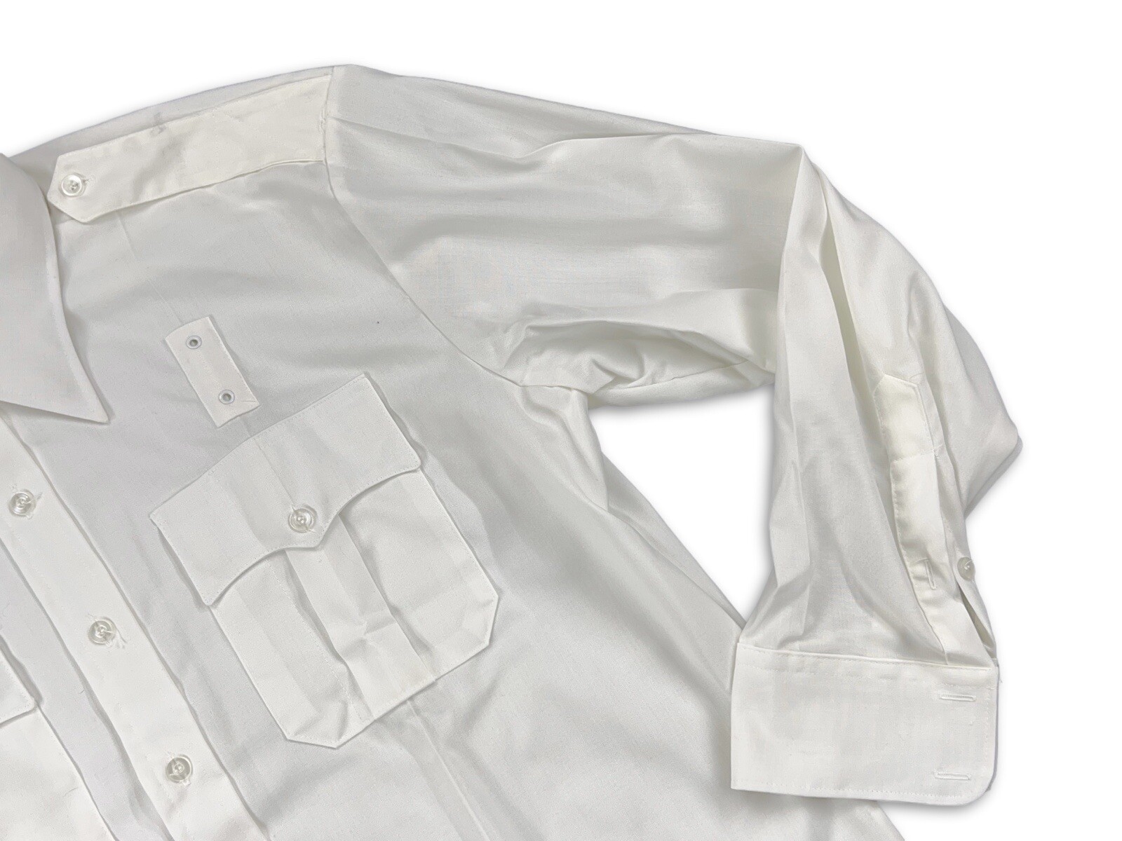vintage conqueror styled service shirt Size 17.5 Nos