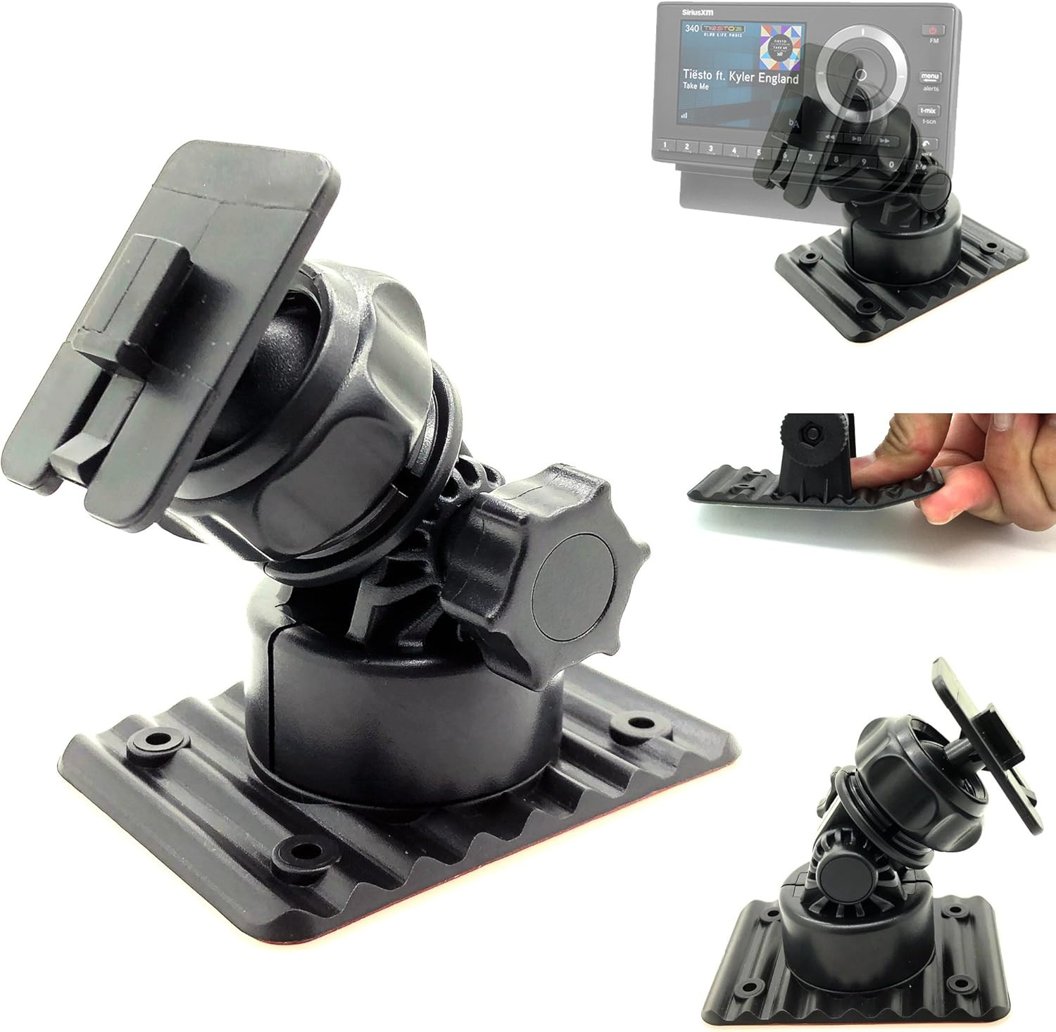 Dashboard Mount for H&S Mini Maxx Tuner Adjustable Adhesive Console