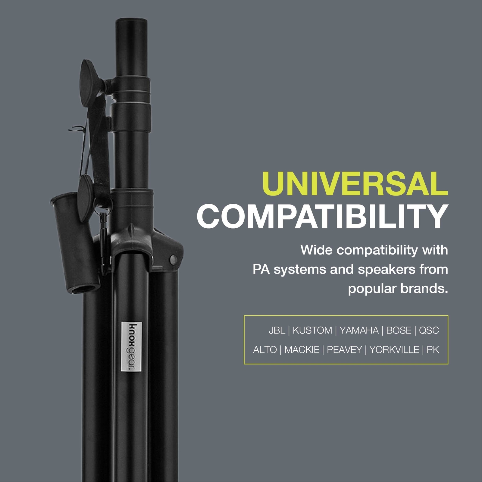 Knox Gear Adjustable Tripod Speaker Stand Bundle