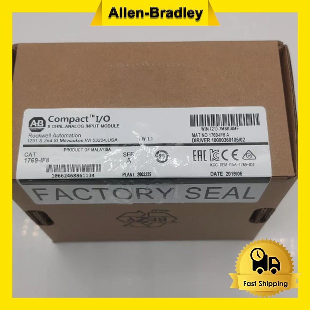 AB 1769-IF8 CompactLogix 8 Pt Analog Input Module New Sealed