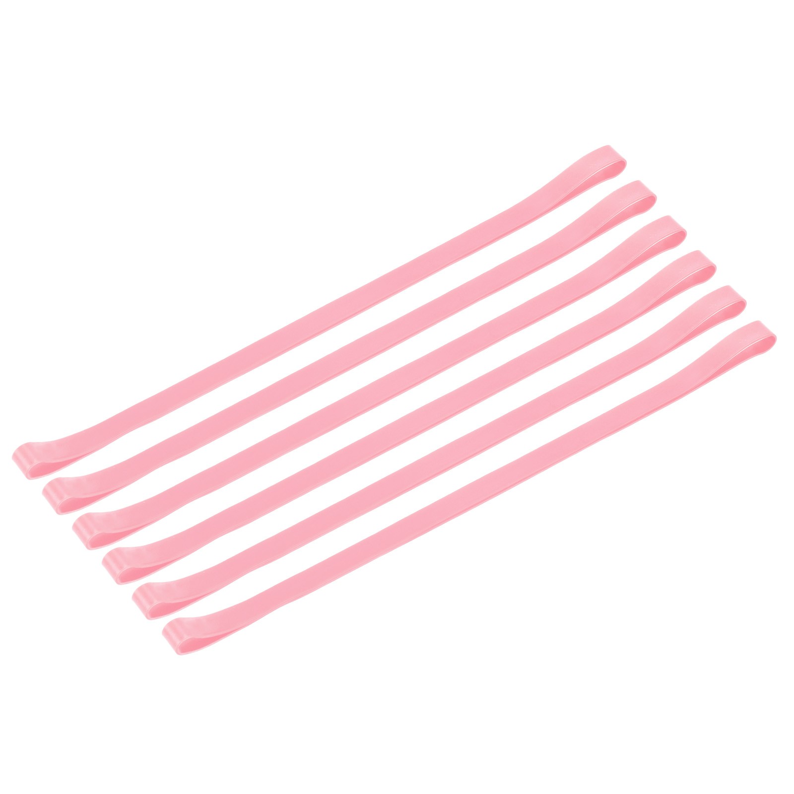 6 Pcs Towel Bands, Great for Beach Cruise Pool Chairs (Pink, 12x0.4-Inch)