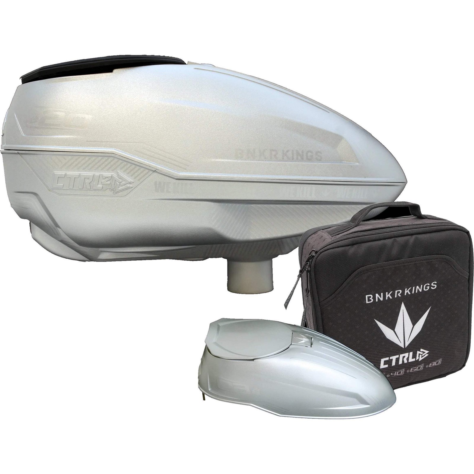 Bunkerkings CTRL2 Loader Bundle - LE Pure (Dust Silver) Loader W/ +60 Top Shell