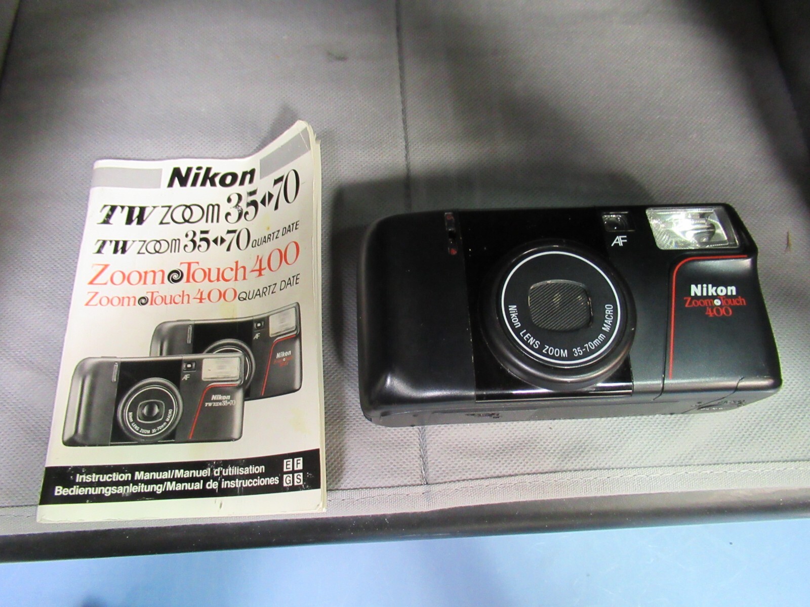 Nikon Zoom 400 35mm Point & Shoot Film Camera