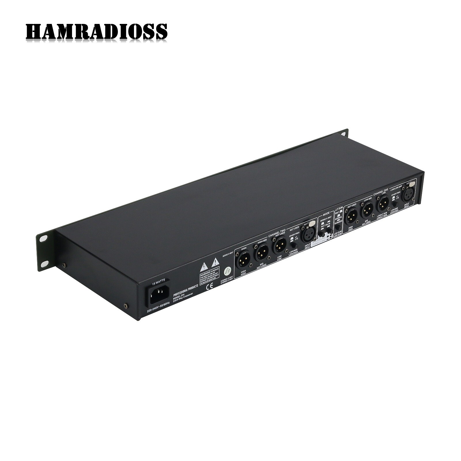 234XL 2-/3-/4 Way Electronic Crossover Audio Crossover Professional for DBX