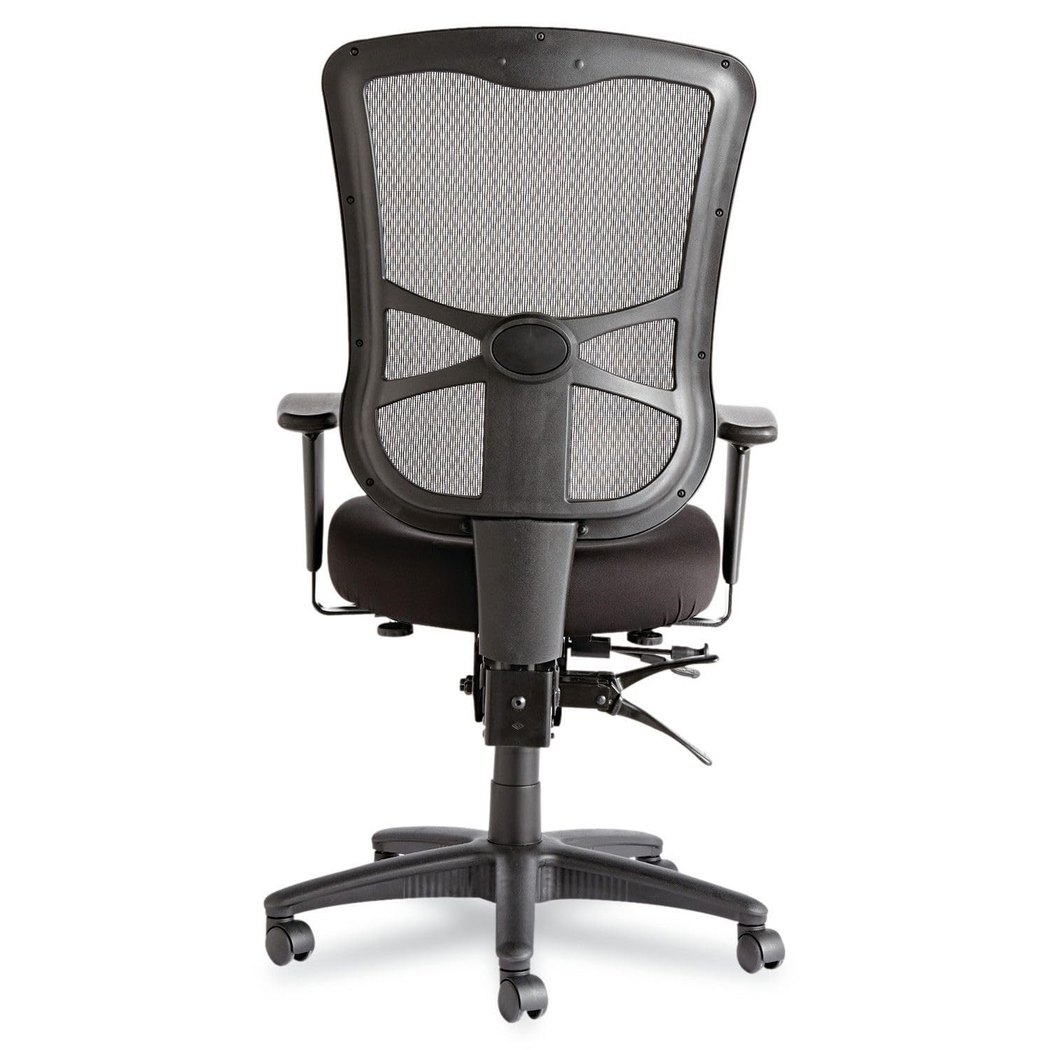 Alera Elusion Series Mesh High-Back Multifunction Chair 275lb Cap Black