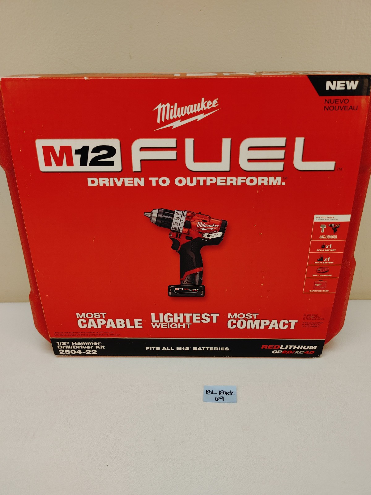 Milwaukee 2504-22: M12 FUEL 1/2" Hammer Drill Kit