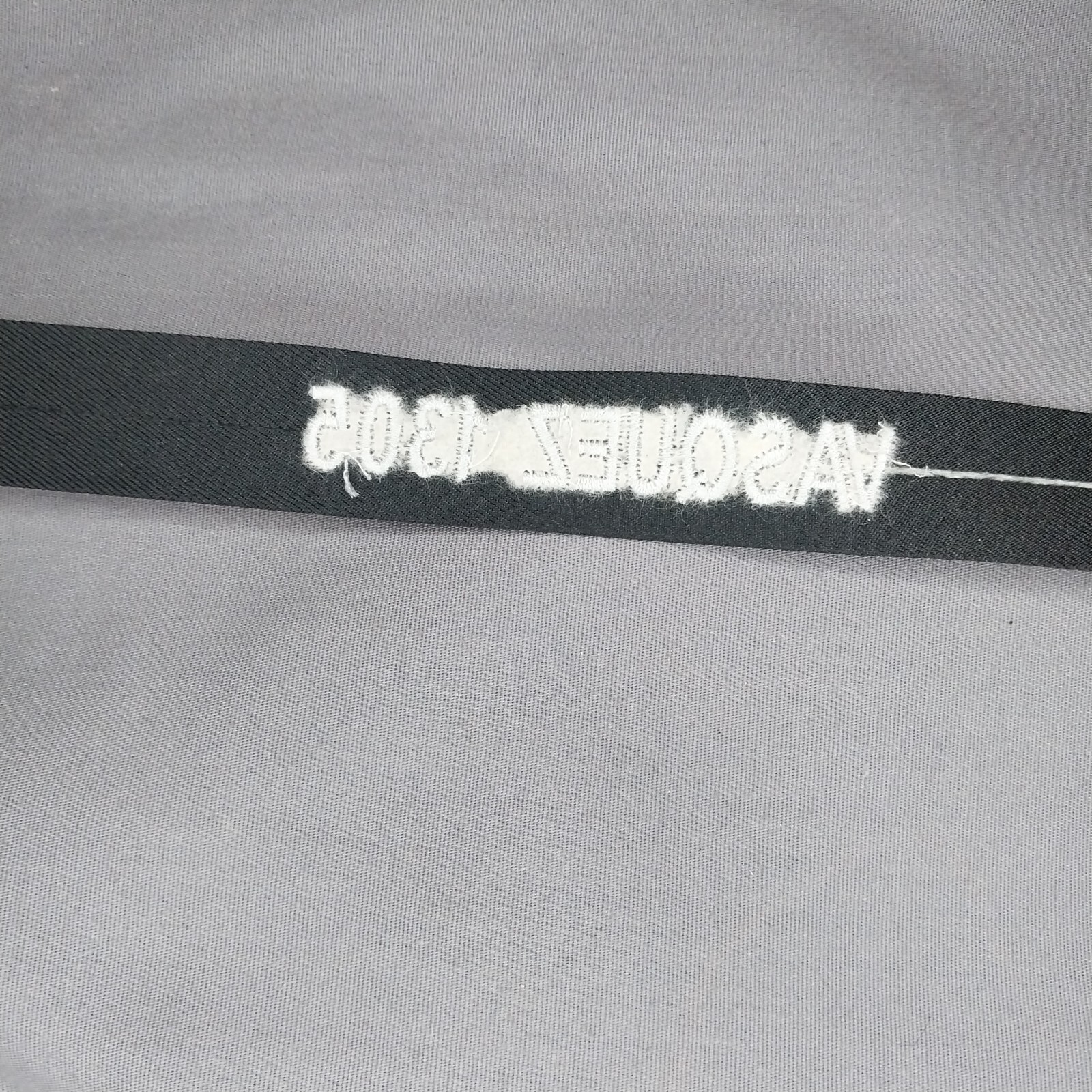VASQUEZ 1305 Name Strip Tab Patch 7 3/4"