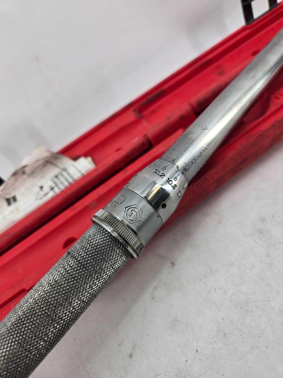 Matco Tools T150FR 1/4" TORQUE WRENCH with Case