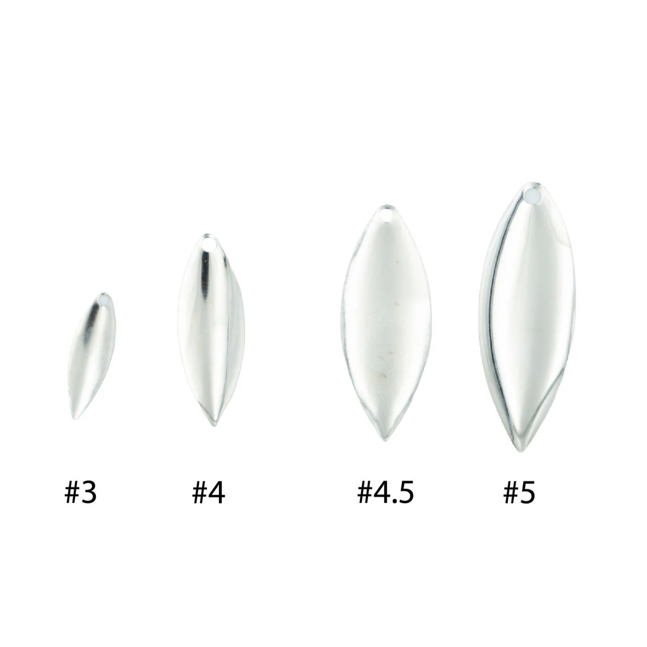 BaitWrx Spinnerbait Blade (5 Pk)