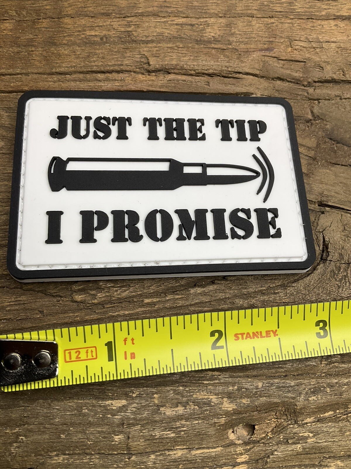 Patch PVC Tactical Morale HOOK-3D Just The Tip I Promise Funny Sexy