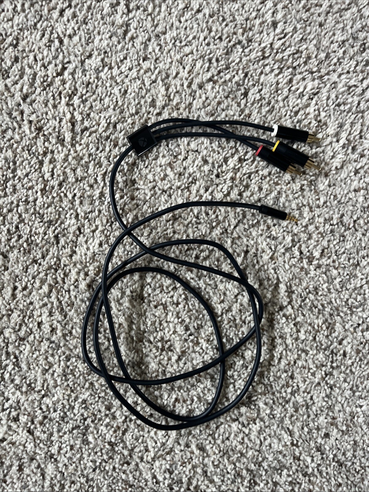 Microsoft Xbox 360 Slim E Official Composite AV Cable Genuine Console TV Lead