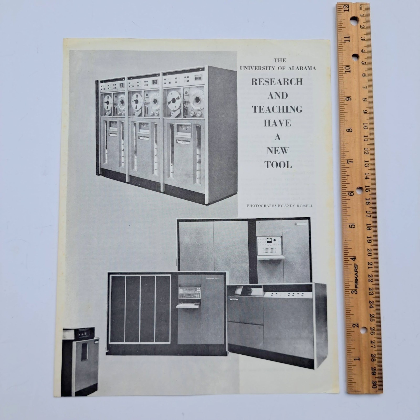 Vintage 1961 Univac Solid State 80 Computer Alabama Alumni News Reprint Rare