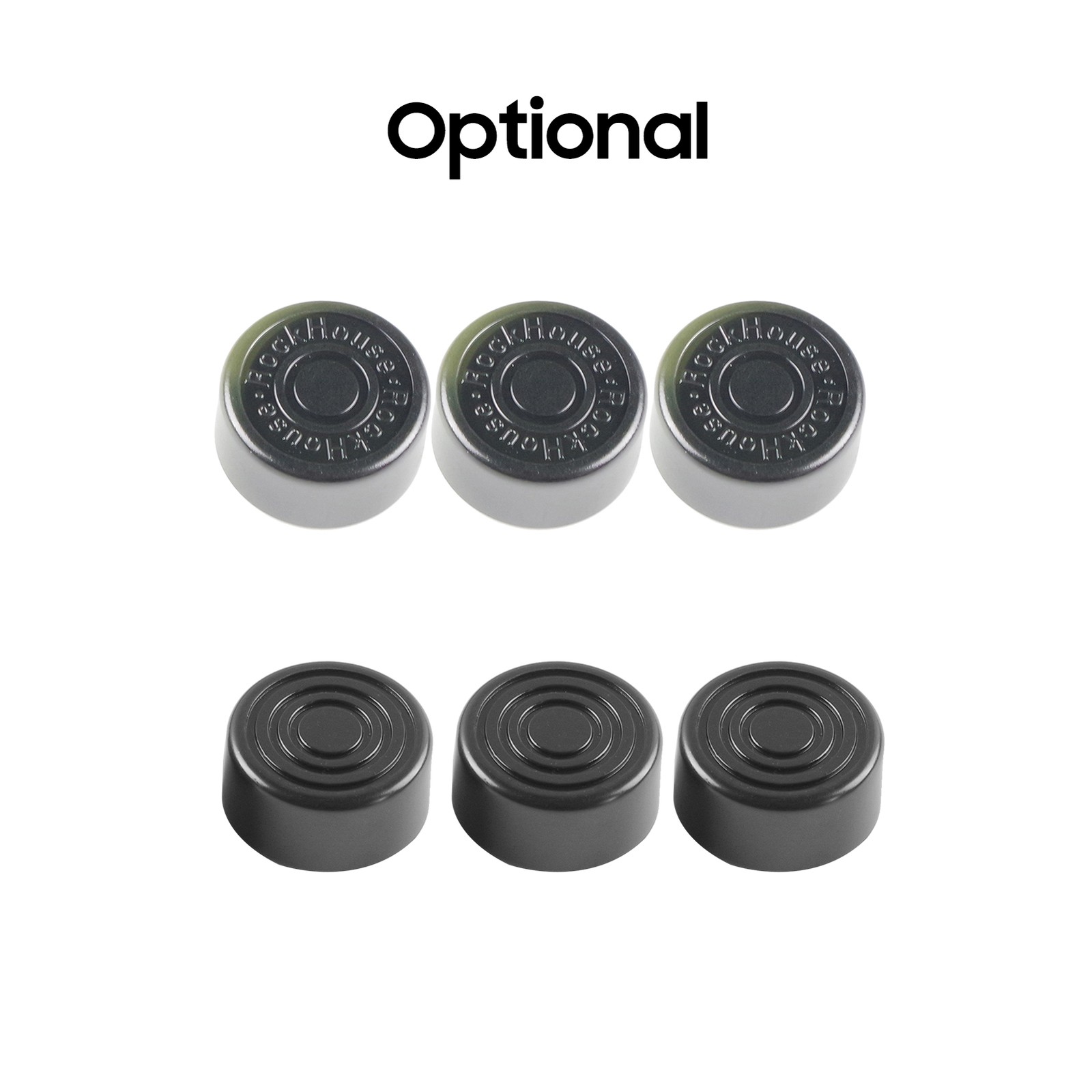 3pcs Footswitch Topper Protector ABS Bumpers For Guitar Effect Pedal Black