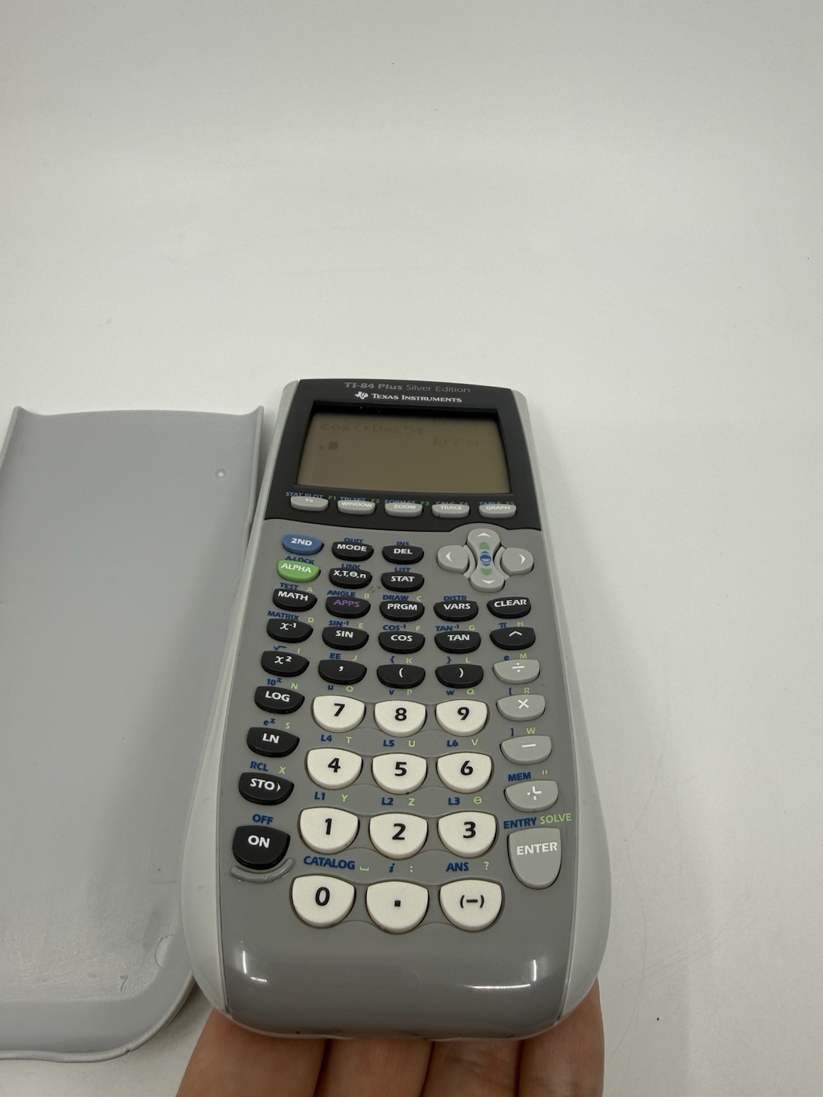 Texas Instruments TI-84 Plus Silver Edition Graphing Calculator Gray TESTED