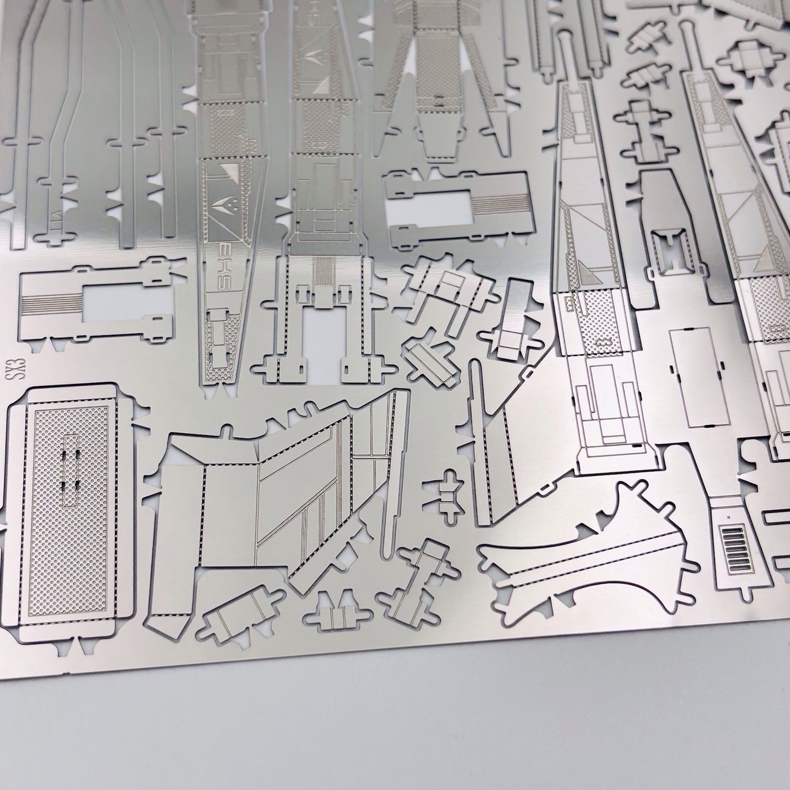 3D Metal Puzzle Model- Space Silver Stainless Steel E2-082