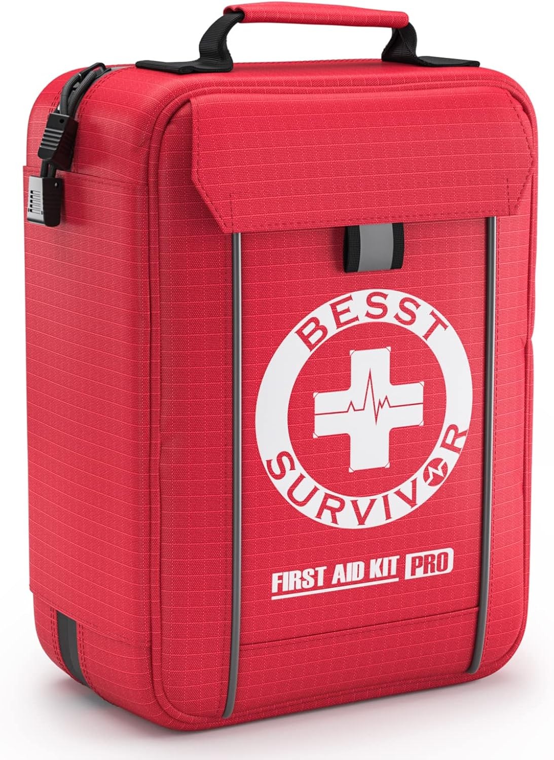 Professional Trauma First Aid Kit - Military-Grade Labelled Compartments