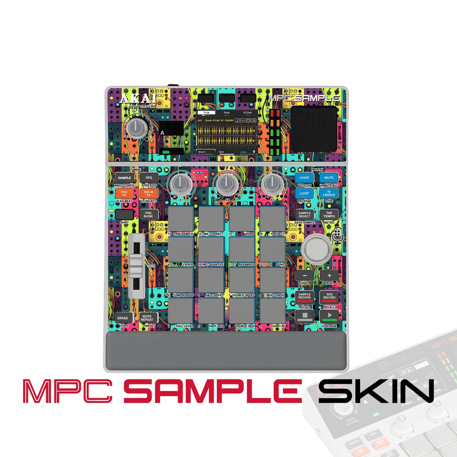 Akai MPC Sample Skin / electric carnivalix