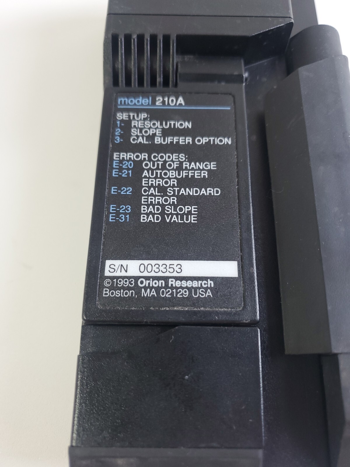 Thermo Orion Model 210A pH Meter