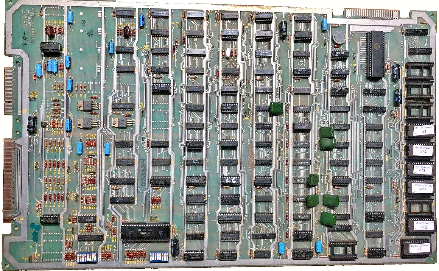 Atari Missile Command PCB board  REPAIR ESTIMATE, BENCH TEST and RETURN SHIPPING