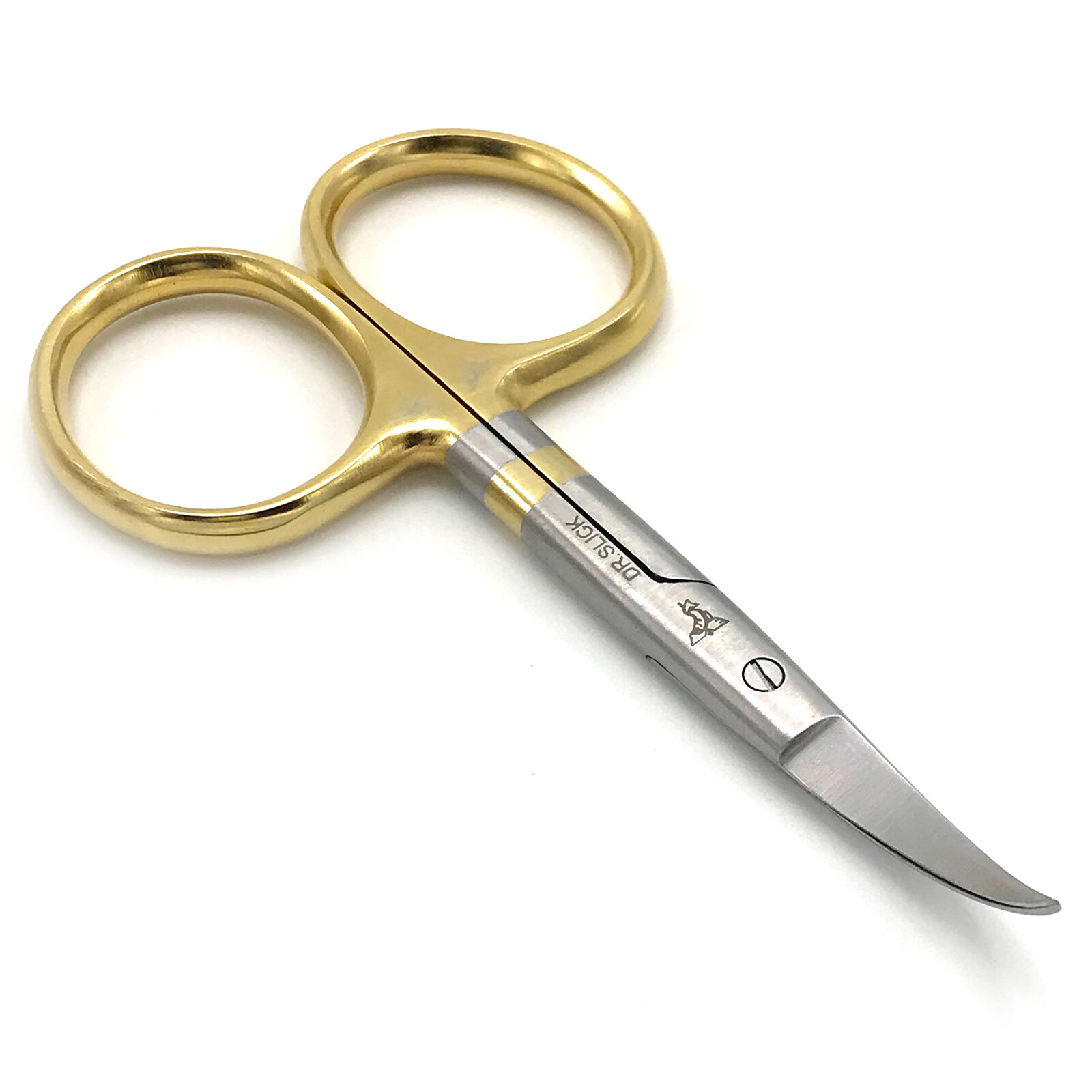DR SLICK ALL PURPOSE SCISSORS - CURVED BLADE - 4" Fly Tying Crafts Sewing NEW!