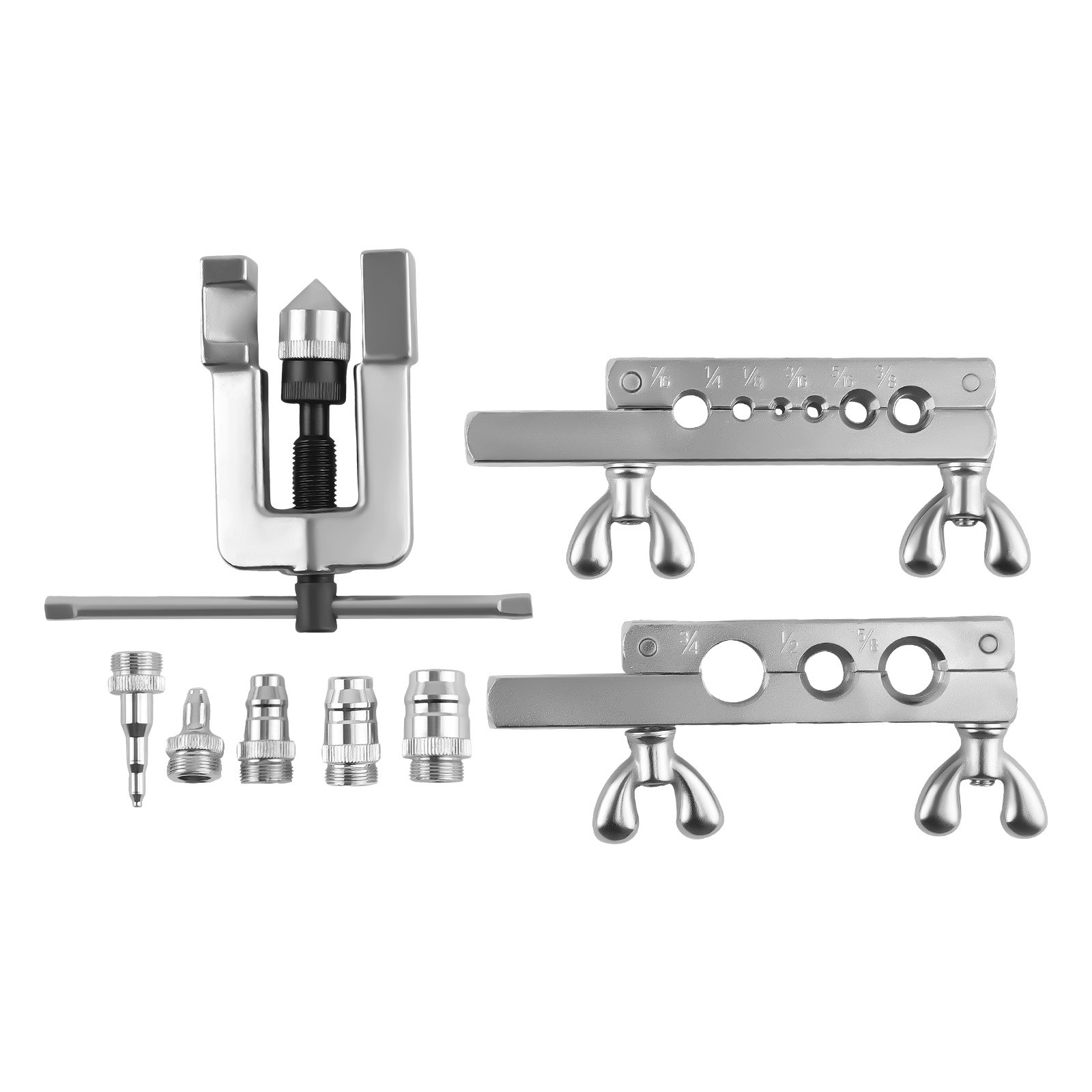 Flaring Swaging Tool Kit System with Swaging Adapters 1/8-3/4" Professional