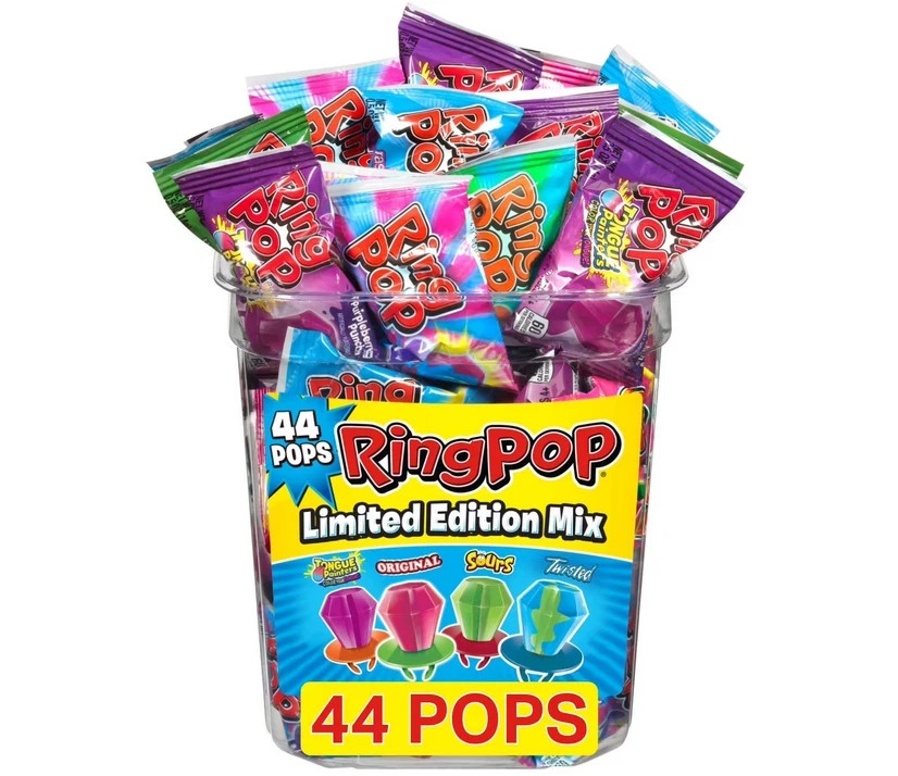 Ring Pop Variety Pack, 0.5 oz., 44 pk.