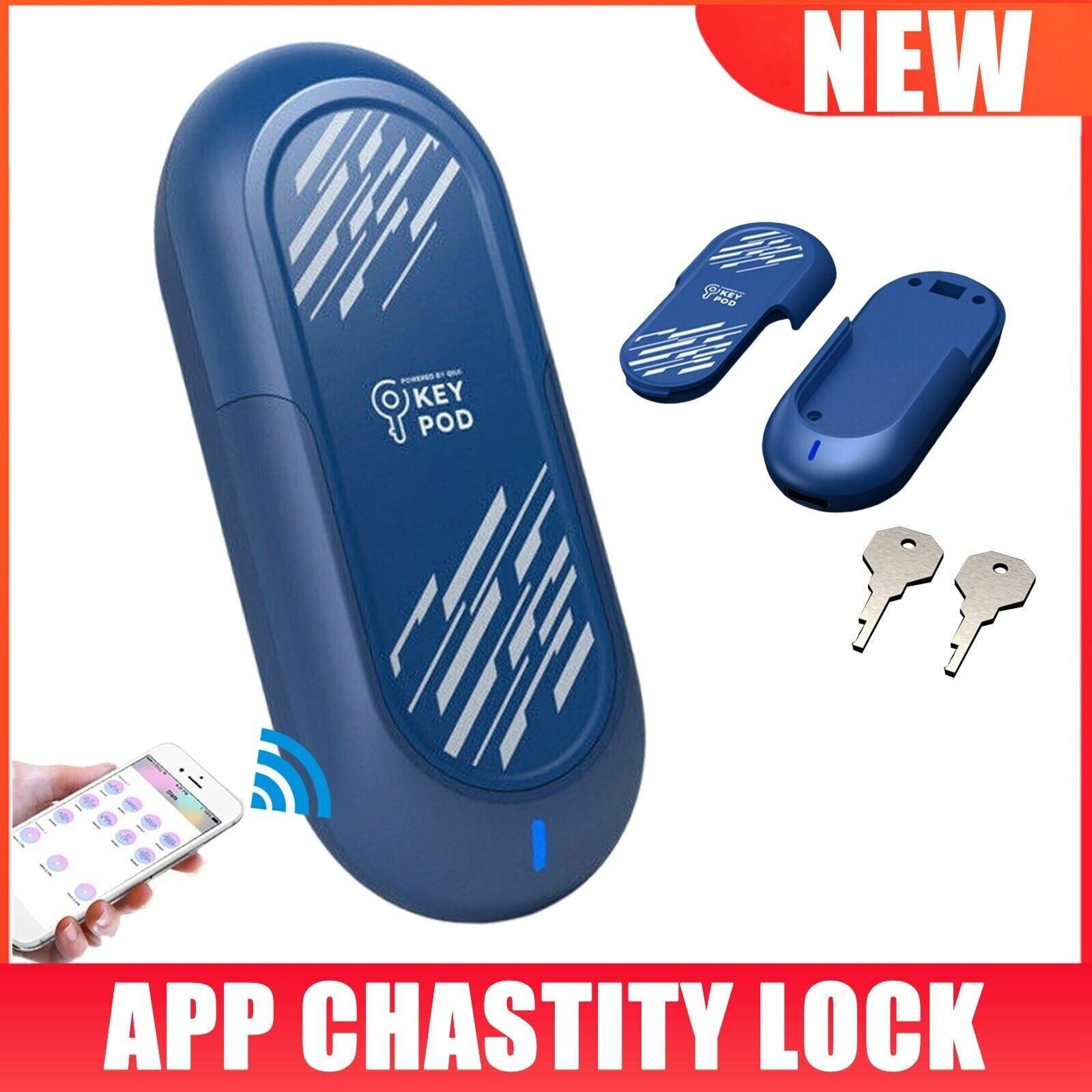 QIUI Key Remote Control APP Chastity Lock Holder CB Key Control Chastity LockSdh