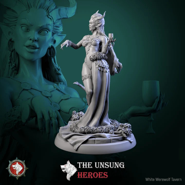 Scarlet Emberlin - Resin Tabletop Miniature