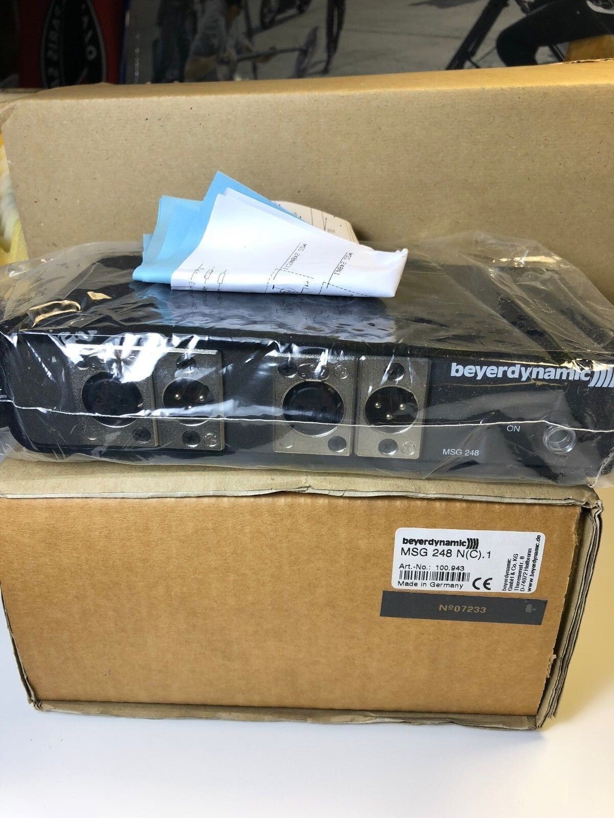 Beyerdynamic MSG 248 - 2 Channel Mikrofon-Phantomspeisung Microphone...